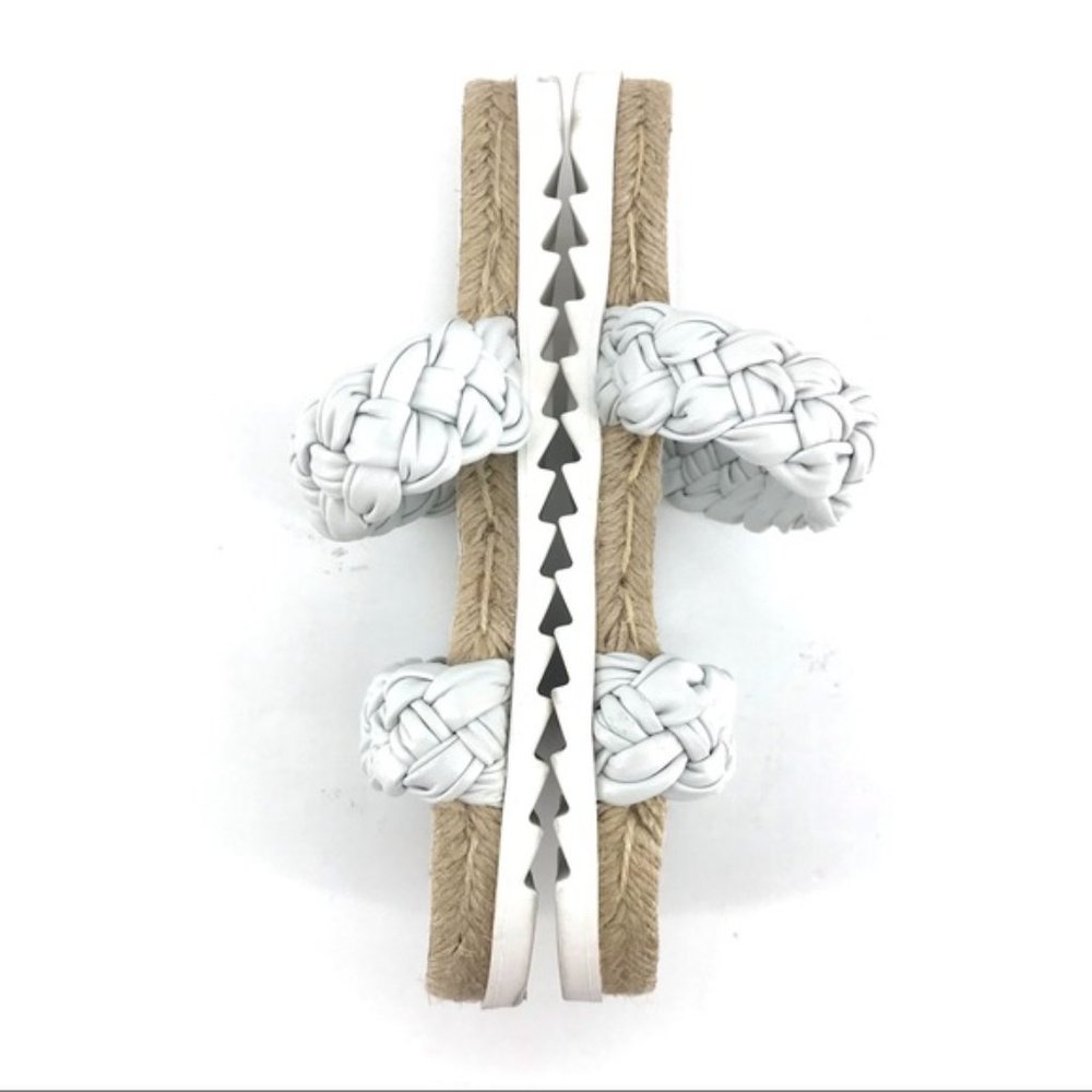 Marc Fisher White Jaimee Espadrille Slide Sandal - image 6